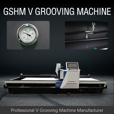 220V υψηλής ταχύτητας μηχανή V-Grooving για την διακόσμηση τοίχων με μεταλλικές κουρτίνες